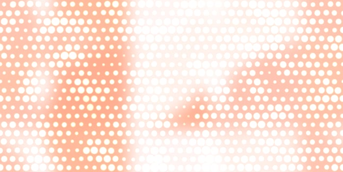 Peach dots color background. Blurred dotted colored texture. Happy circles color love creative backdrop. Bright rings glowing colorful pattern. Simple sweet design. photo