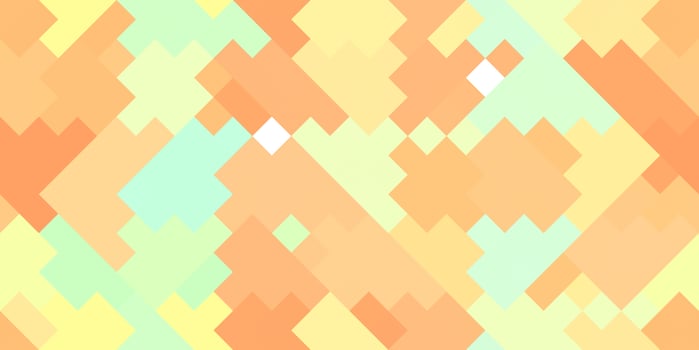 Brown beige colored geometric pixelate texture. Colorful square geometry backdrop. photo