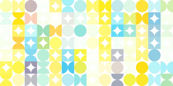 Yellow blue colored modern geometry half circles backgrounds. Rounded colorful creative design texture. photo
