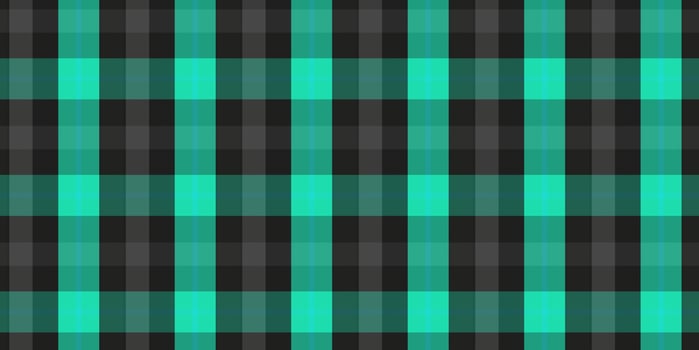 Turquoise grey checkered material backdrop. Woolen cotton wear textile background. Seamless flannel texture. Fustian clothes fabric surface pattern. photo