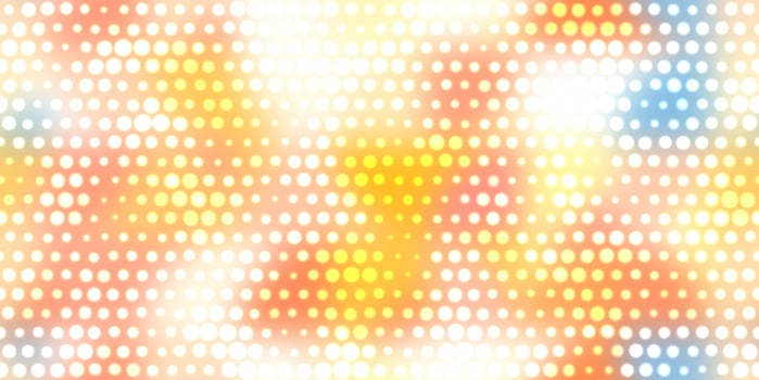 Peach yellow bright rings glowing colorful pattern. Simple sweet design. Dots color background. Blurred dotted colored texture. Happy circles color love creative backdrop. photo