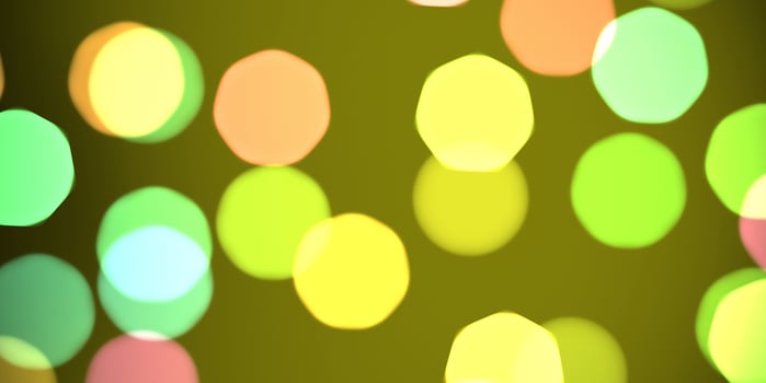 Yellow bokeh background. Blurred colored texture. Happy color love creative backdrop. Bright glowing colorful pattern. Defocused sweet design. photo