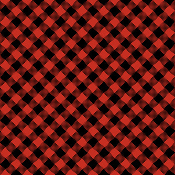Gingham Pattern. Seamless dark red black two-color diagonal check pattern. Good for shirts, blouses, dresses. photo
