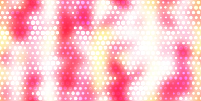 Red pink yellow bright rings glowing colorful pattern. Simple sweet design. Dots color background. Blurred dotted colored texture. Happy circles color love creative backdrop. photo
