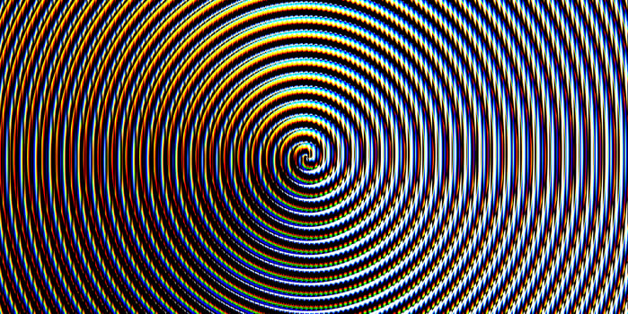 Color spotlight glass art texture. Projector lens background creative. Searchlight striped circles screen optical. Lamp flare glow. Fresnel lens pattern. photo