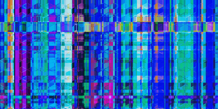 Blue Distortion Screen Texture. Colorful Noise Background. Glitch Art Backdrop. Distorted Geometric Surface. Abstract grunge pattern. photo