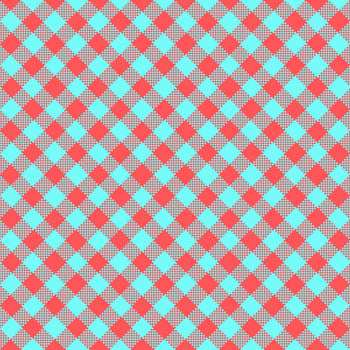 Gingham Pattern. Seamless red light blue two-color diagonal check pattern. Good for shirts, blouses, dresses. photo