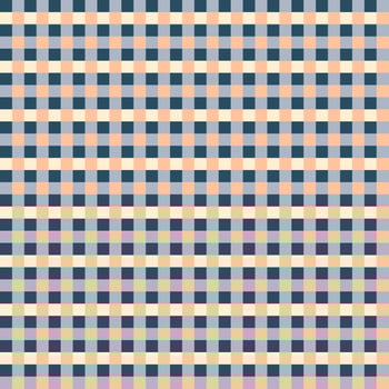 Peach Gray Raven Black Beige Seamless Small French Checkered Pattern. Little Colorful Fabric Check Pattern Background. Classic Checker Pattern Design Texture. photo