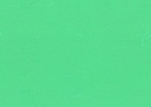 Handmade Rice Paper Texture. Emerald, Medium Aquamarine, Shamrock, Pastel Green Color. Seamless Transition. Xuan Natural Fibers Paper Background. photo
