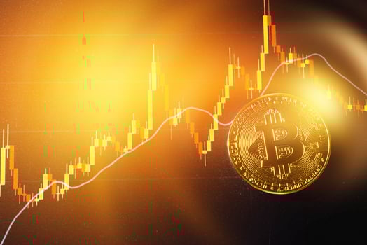 Cryptocurrency trading. Cryptocurrency chart. New World Currency. photo