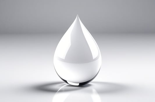 Mockup of white drop on white background for text name of vitamin or mineral photo