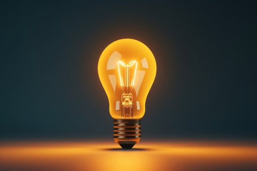 Vintage lightbulb bright light bulb edison lamp electrical thinking idea concept innovation technology symbol solution inspiration invention energy light electricity power creativity sign photo