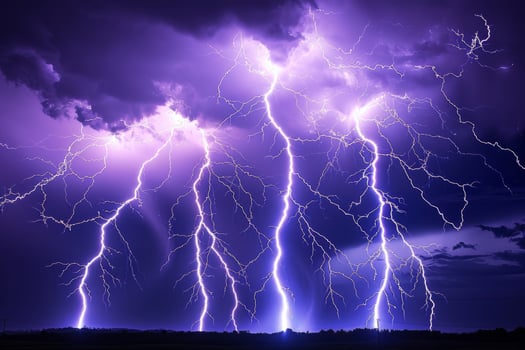 Lightning strike thunder night sky thunderstorm storm hurricane majestic colors bolt flash dangerous energy nature natural beauty climate photo