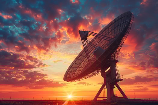 Large radio telescope satellite connection tower electronic astronomy observatory dish array radar antenna science scientific scifi instrument space mission exploration connection photo