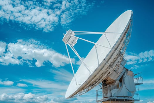 Large radio telescope satellite connection tower electronic astronomy observatory dish array radar antenna science scientific scifi instrument space mission exploration connection photo