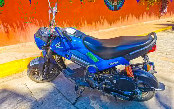 Puerto Escondido Oaxaca Mexico 2023 Scooters Motorcycles Motorbikes Outdoor in Puerto Escondido Mexico. photo