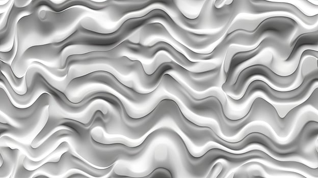 Abstract seamless pattern of waves in white and gray photo