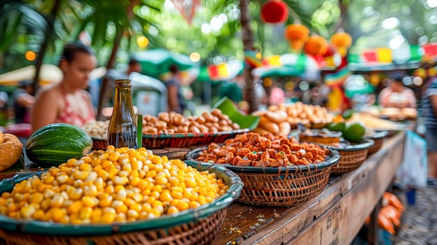 Joyful Junina Celebration Colorful Festivities of Brazil photo