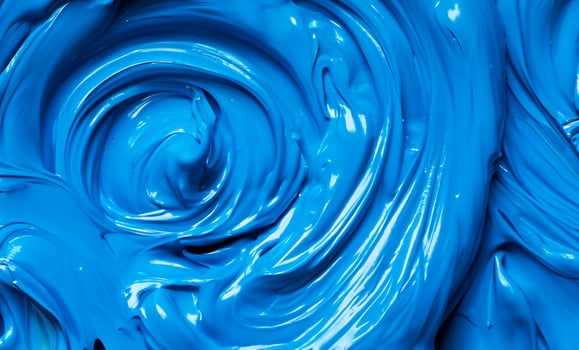 Cerulean Pigment Surface, Abstract Background Texture in Blue Paint photo