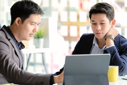 Business People Planning Strategy Analysis from financial document report, photo