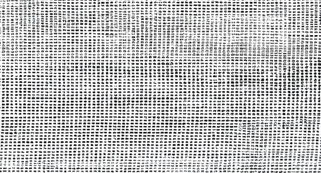 Abstract Halftone Illustration, Distressed Weaving Fabric Texture with Grunge Background - Black Overlay on White photo
