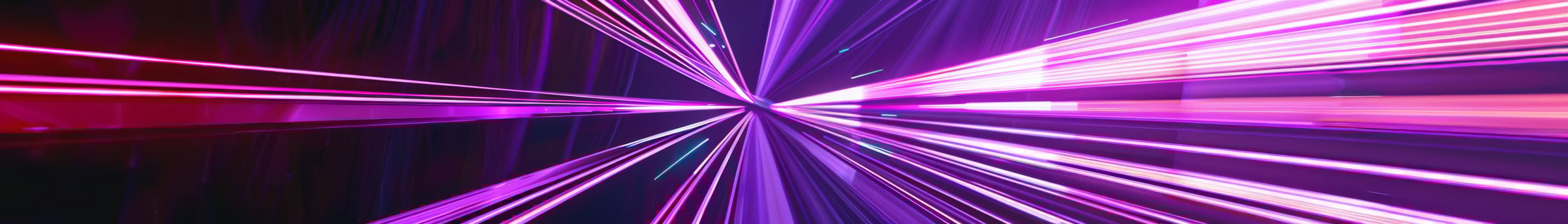 Psychedelic Light Show with Radiant Pink and Purple Beams photo