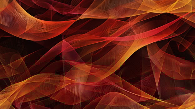 A red and orange abstract background with wavy lines photo