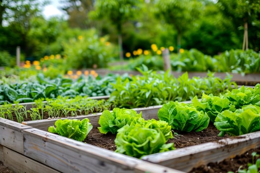 Assorted garden vegetables photo