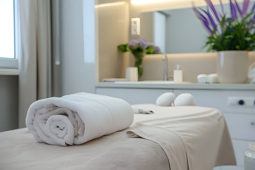 Soft Grays and Lavender Aesthetic Clinic photo