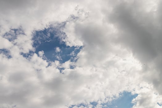 Beautiful blue sky and clouds natural background. photo