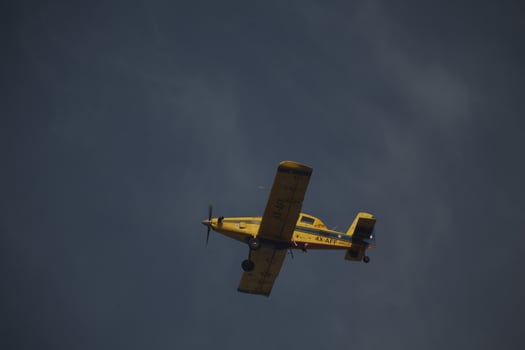 Air Tractor AT-802 Fire fighting Aircraft puts out a forest fire photo