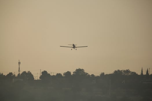 Air Tractor AT-802 Fire fighting Aircraft puts out a forest fire photo