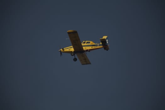 Air Tractor AT-802 Fire fighting Aircraft puts out a forest fire photo