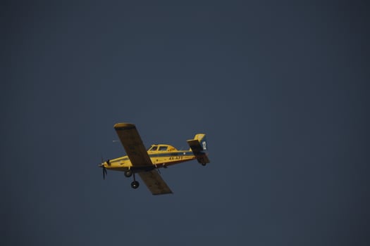 Air Tractor AT-802 Fire fighting Aircraft puts out a forest fire photo