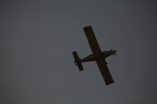 Air Tractor AT-802 Fire fighting Aircraft puts out a forest fire photo