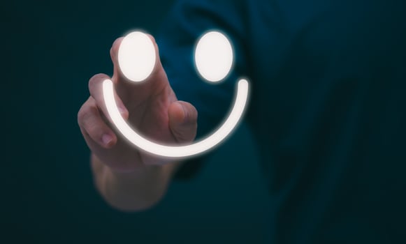 Customer services best excellent business rating experience. Satisfaction survey concept. user gives ratings to service experience on the online application, online marketing, and business processes. photo