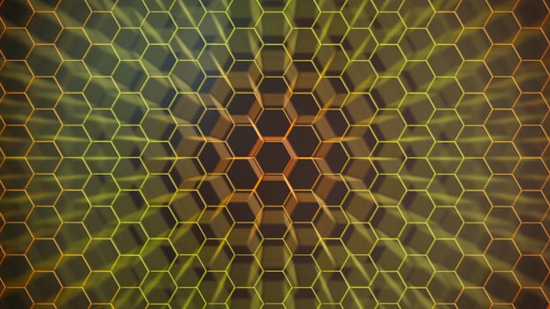 Hexagonal background for design. photo