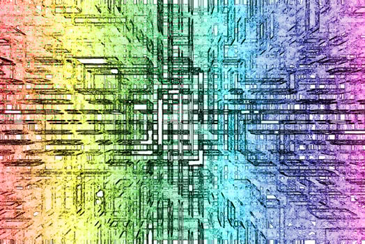 Futuristic abstract background for design. photo