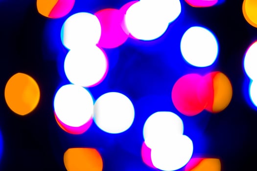 Lights bokeh. Abstract Christmas background for design. photo