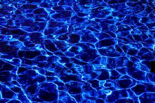 Texture of water in swimming pool. photo