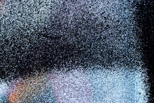 Fragment of colored graffiti painted on a wall. Bright abstract background. photo