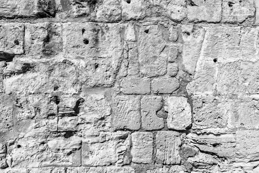 Background of ancient brick wall. photo