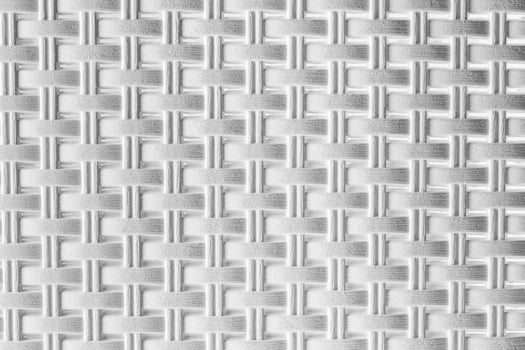 Texture of woven white plastic. photo