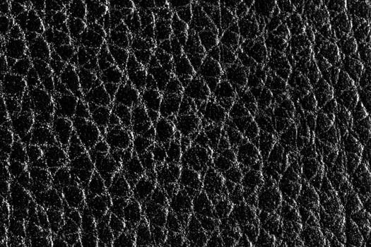 Black natural leather texture. Abstract background. photo