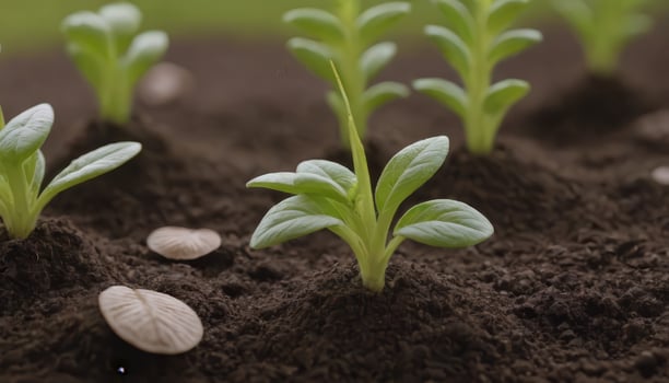 Natures Renewal Seedlings Reviving the Soil photo