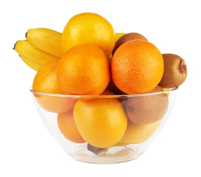 fruits on white photo