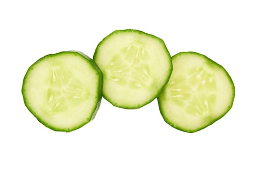 cucumber on white photo