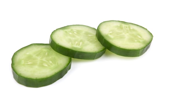 cucumber on white photo