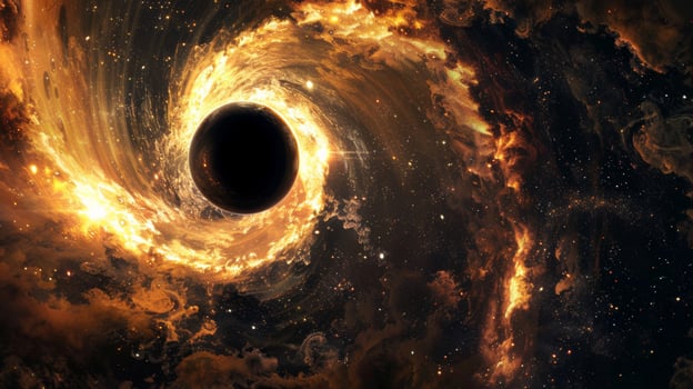 Solar System - Sun and galaxy in space. photo