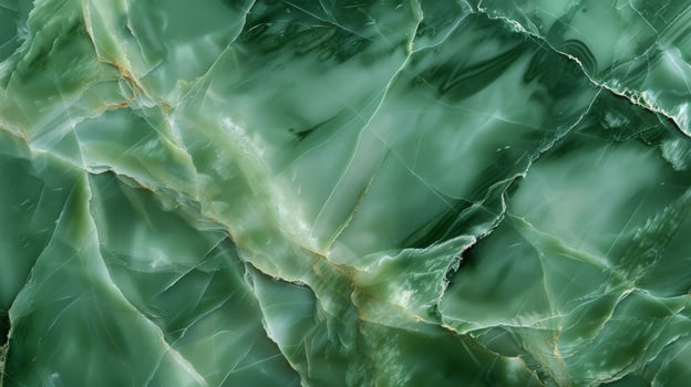 Smooth Polished Jade Surface, Green Marble Texture for Interior Design, Print, Poster photo